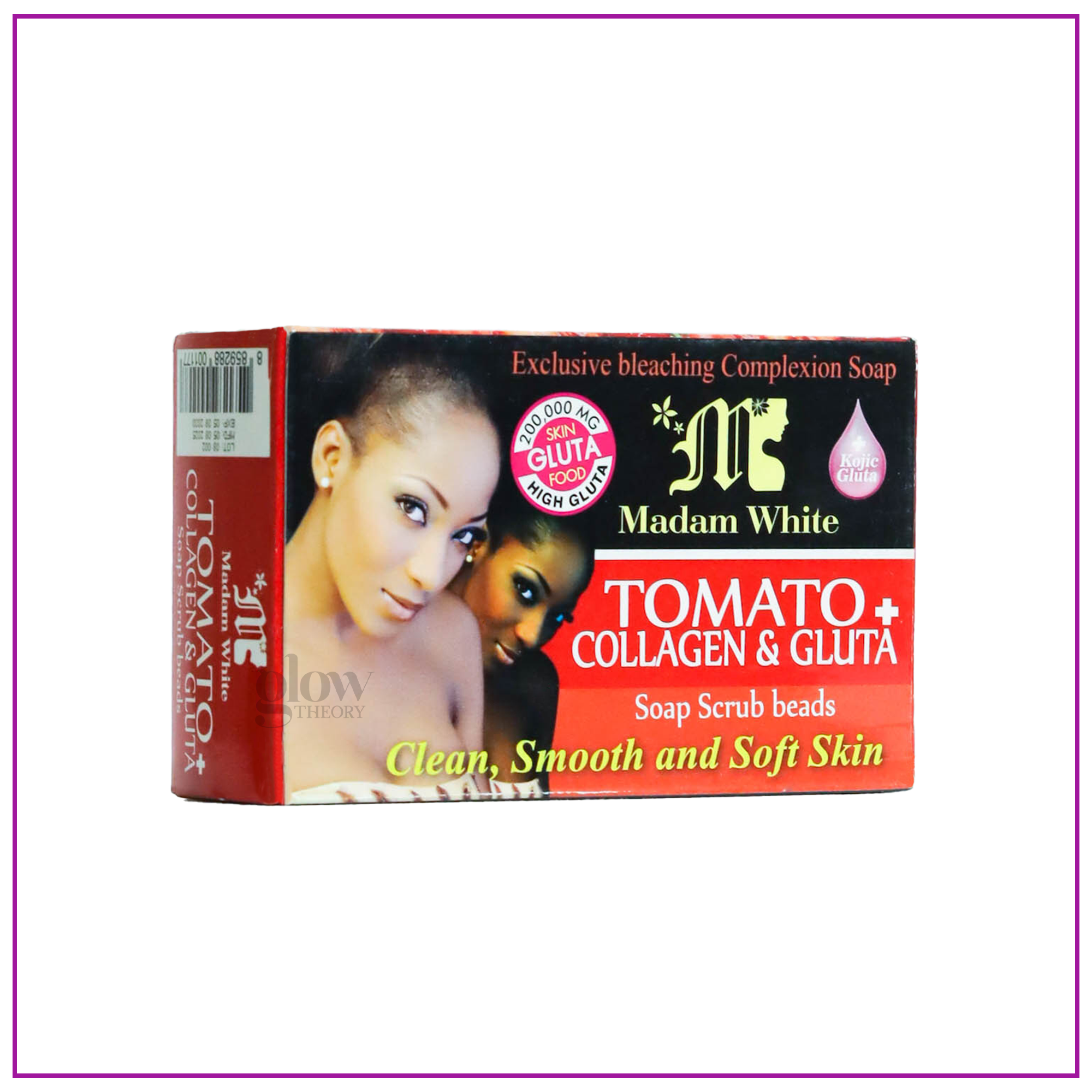Fiorae Ultra White With Gluta X3 Soap 165gm Madam White Tomato + Collagen & Gluta Soap Scrub Beads 160g - Image 1