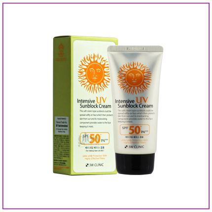 3W Clinic Intensive UV Sunblock Cream SPF 50+PA+++
